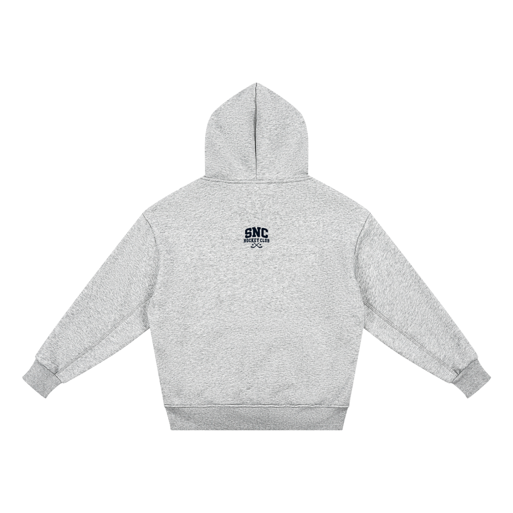 Shoot First. Celly Hard. Youth Fleece Hoodie — Flower Grey