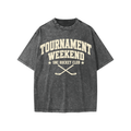 Tournament Weekend Snow-Washed Youth Tee — Dark Grey