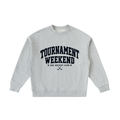 Tournament Weekend Youth Crewneck — Heather Grey