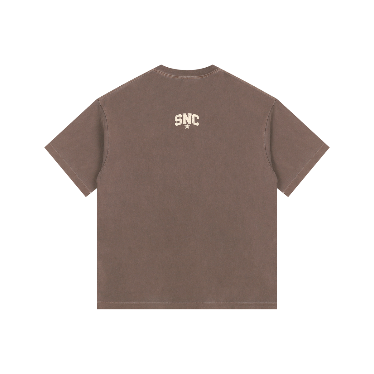 Tournament Weekend Men’s Vintage Washed Oversized Tee — Coffee