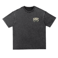 SNC Women’s Snow-Washed Heavyweight Oversized Tee — Black