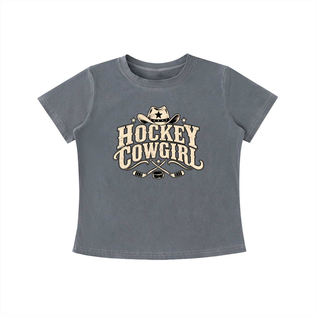 Hockey Cowgirl Vintage Tee