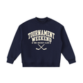 Tournament Weekend Youth Crewneck — Navy