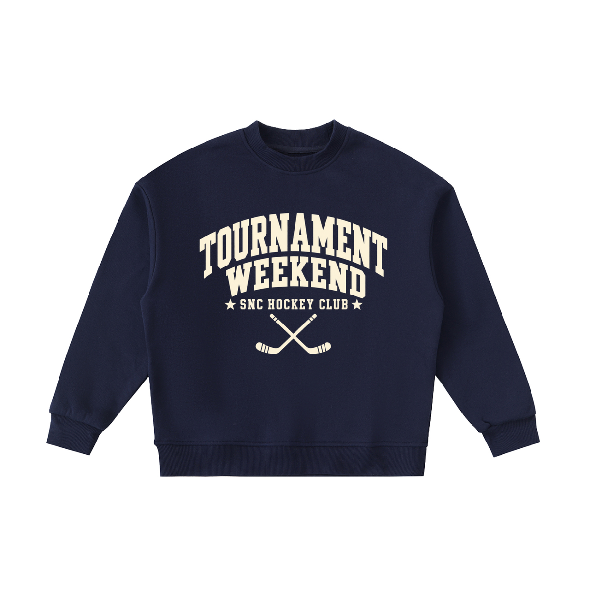 Tournament Weekend Youth Crewneck — Navy