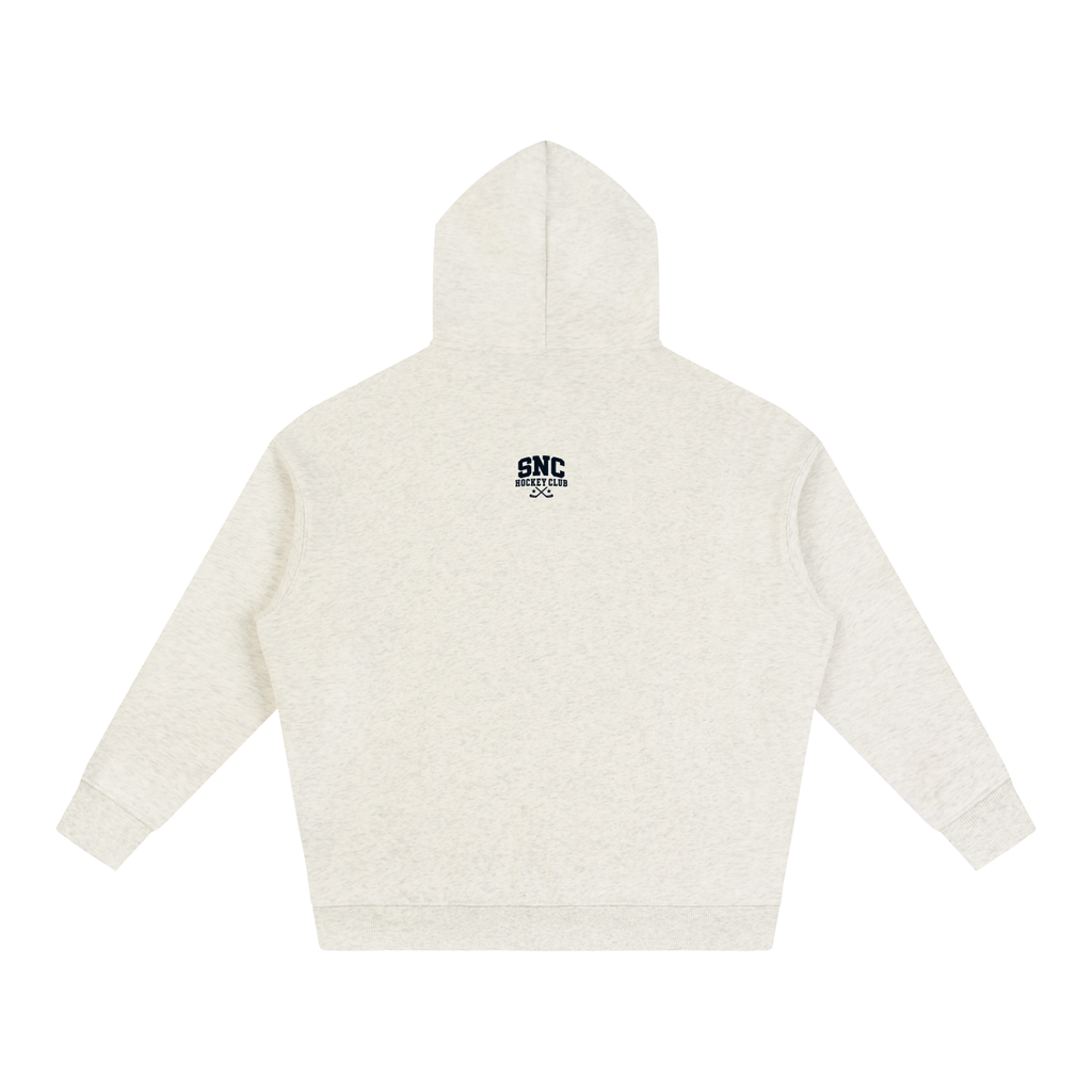 Shootouts ’N Cellys Oversized Fleece Hoodie — Oat Grey